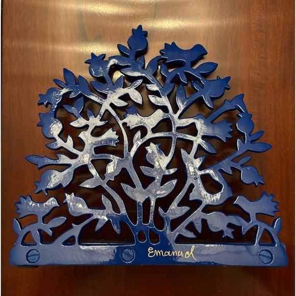 Menorah - Birds In Pomegranate Tree - Picture 3 of 4